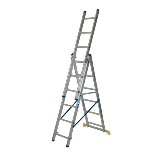 Werner Professional 2.45m 3 Section Aluminium Extension Ladder