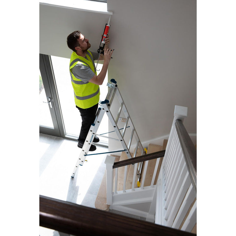 Werner Professional 2.45m 3 Section Aluminium Extension Ladder