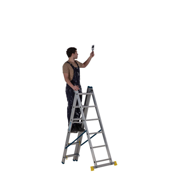 3 Section Aluminium Extension Ladder – 2.45m