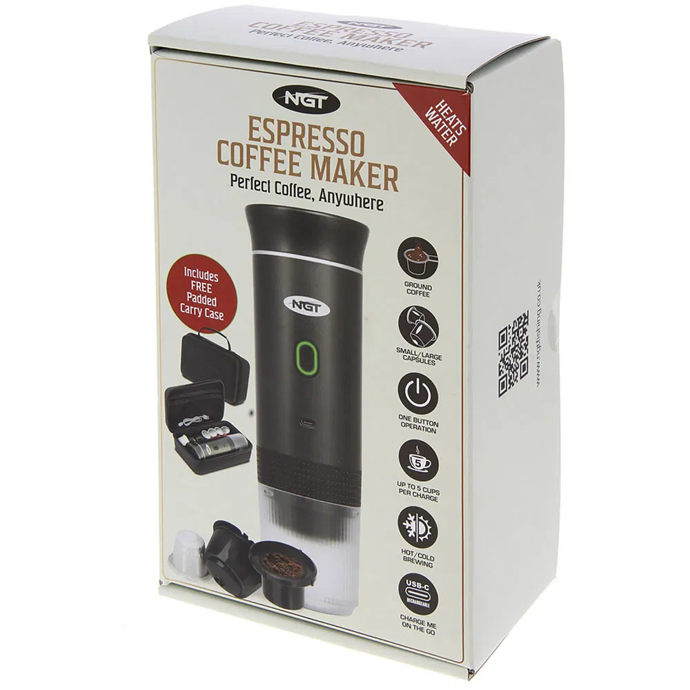 NGT Espresso Coffee Maker With Case