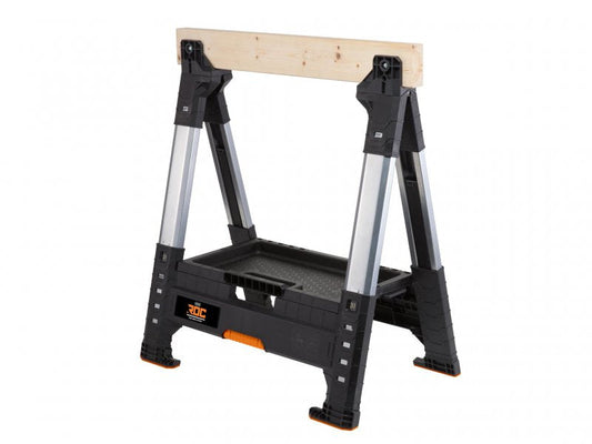 ROC Lumberjack Sawhorse – Graphite Folding Work Support