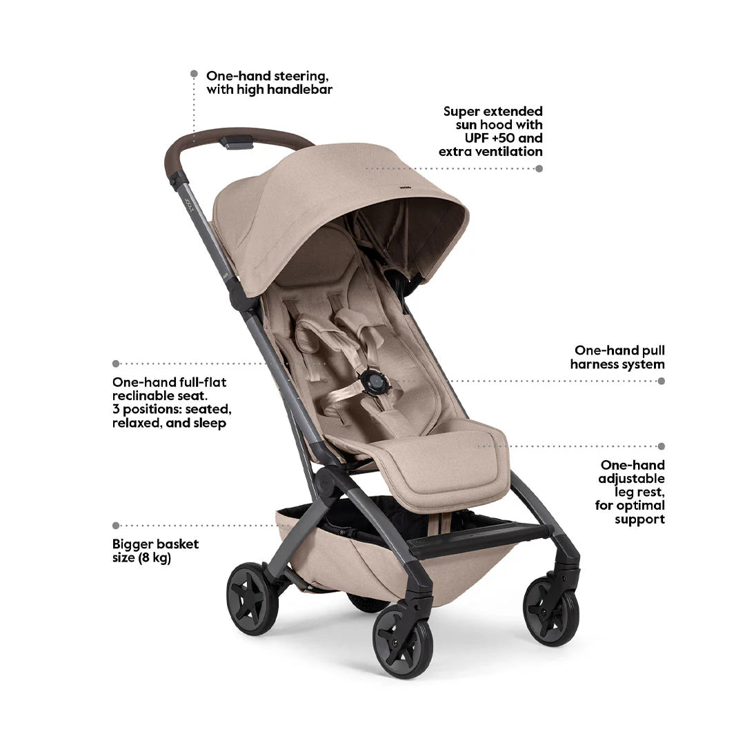 Joolz Aer2 Compact Stroller – Sandy Taupe